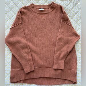Aerie Burnt Orange Fall Sweater Medium